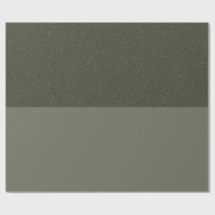 Cadeau Papier d'emballage vert mousse élégant – Personnal