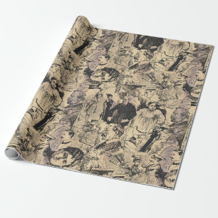Cadeau Papier d'emballage vintage