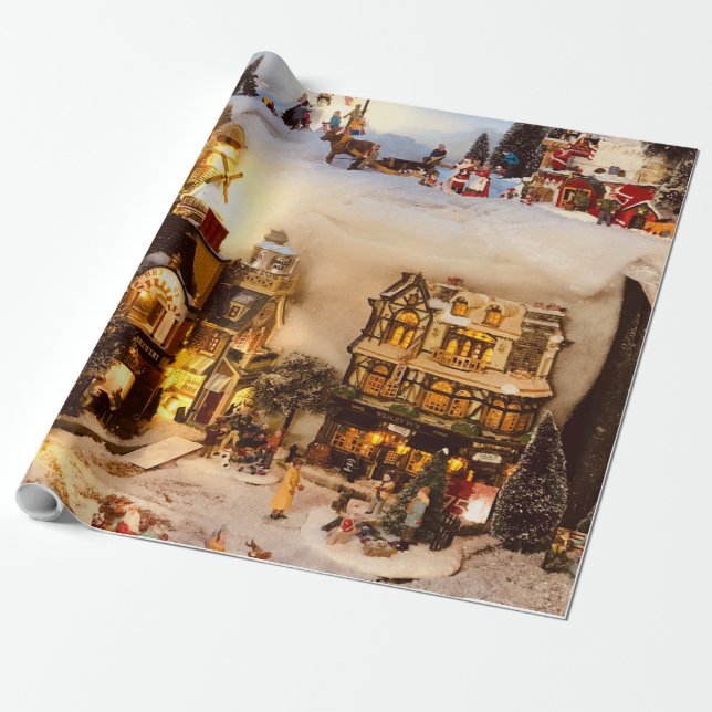 Cadeau Papier d'emballage vintage (Déroulé)