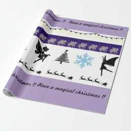 Cadeau Papier d'emballage Whimsical, fée