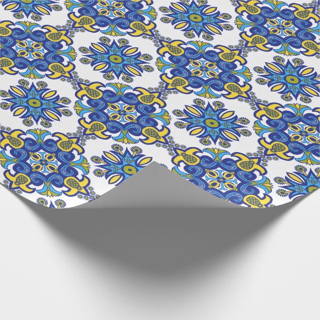 Cadeau Papier d'enlèvement de carreaux Talavera (Coin)