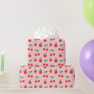 Cadeau Papier d'enlèvement de cerises Rose