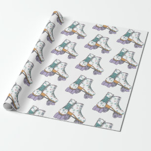 Cadeau Papier d'enlèvement de patins à rouleaux