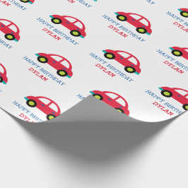 Cadeau Papier d'enlèvement de voiture (Garçon Anniversair