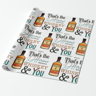 Cadeau Papier d'enlèvement de whisky