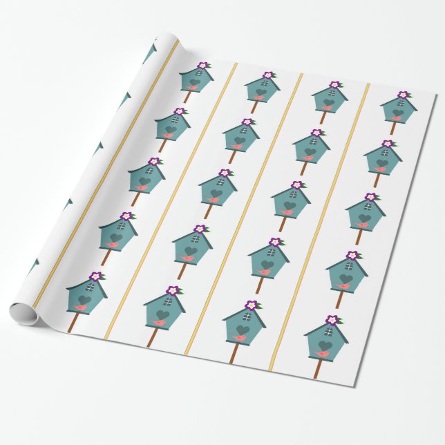 Cadeau Papier d'enlèvement d'oiseaux (Déroulé)