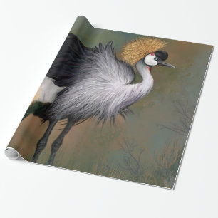 Cadeau Papier d'enlèvement d'oiseaux de grue