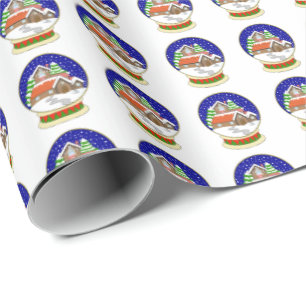 Cadeau Papier d'enneigement du globe
