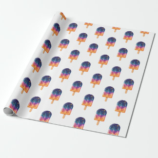 Cadeau Papier d'enrobage cosmique