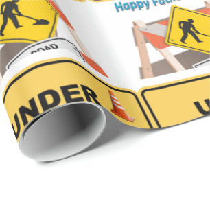 Cadeau Papier d'enrobage de fêtes des pères