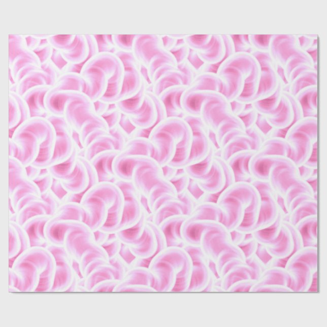 Cadeau Papier d'enrobage de fumée rose (Plat)