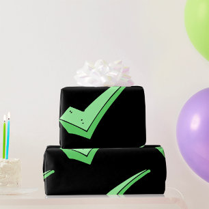 Cadeau Papier d'enrobage de la marque verte