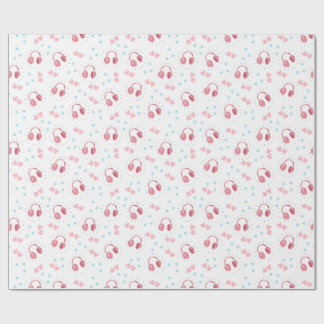 Cadeau Papier d'enrobage de livres sonores rose