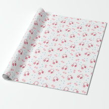 Papier d'enrobage de livres sonores rose