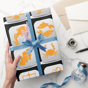 Cadeau Papier d'enrobage de panneaux de zodiac