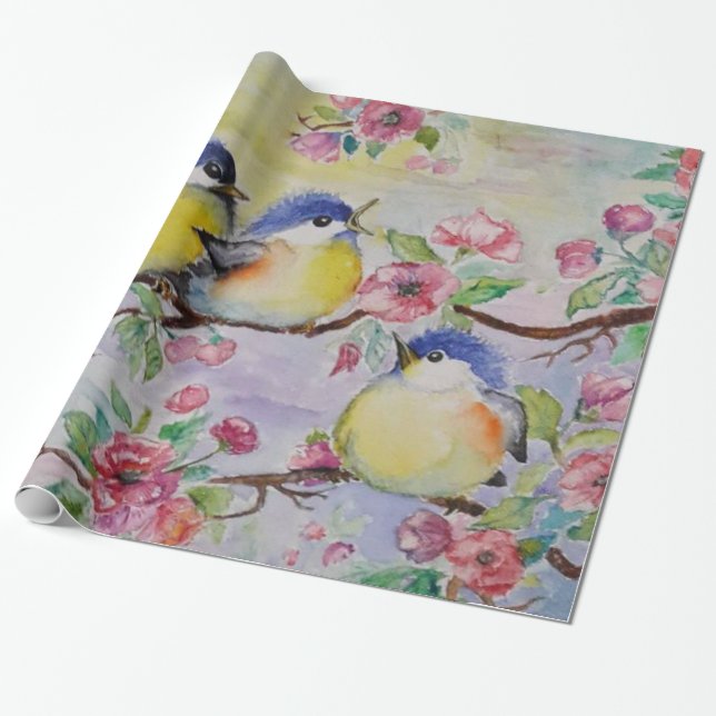 Cadeau Papier d'enrobage des flèches de printemps (Déroulé)