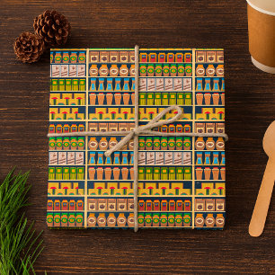 Cadeau Papier d'enrobage d'étagère de supermarché