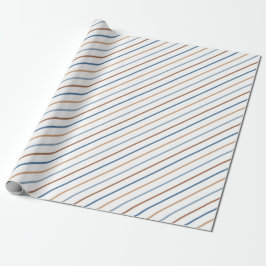 Cadeau Papier d'enrobage Diagonale rétro