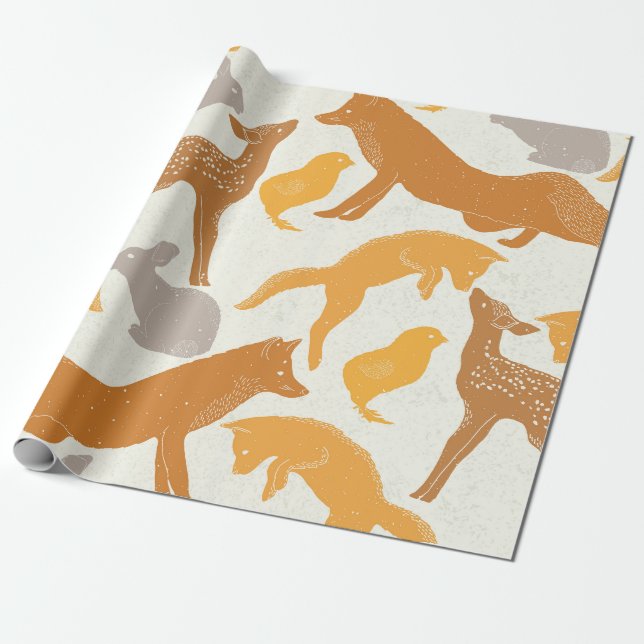 Cadeau Papier d'enrobage en bois (Déroulé)