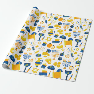 Cadeau Papier d'enrobage Hanoukka