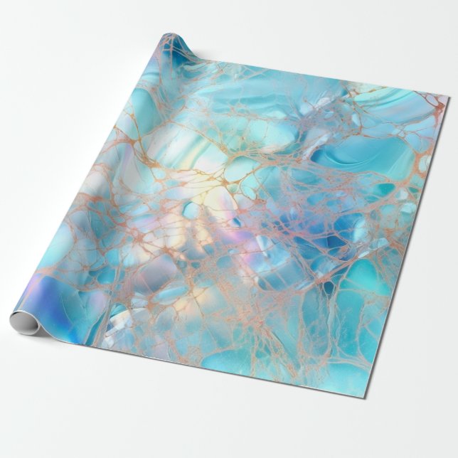 Cadeau Papier d'enrobage Iridescendant (Déroulé)