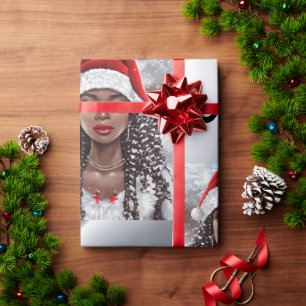 Cadeau Papier d'enroulement Mme Père Noël