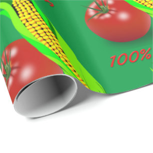 Cadeau Papier d'enveloppement 100% végétalien
