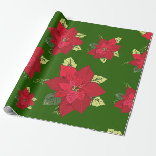 Cadeau Papier d'enveloppement à la pomme de Noël