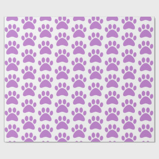 Cadeau Papier d'enveloppement à mâchoires violettes