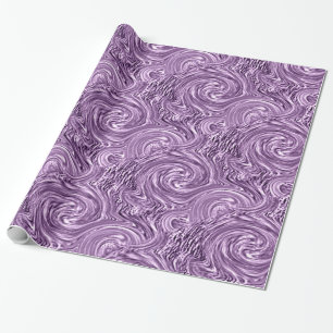 Cadeau Papier d'enveloppement à spirale violet