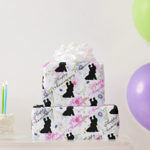 Cadeau Papier d'enveloppement Anniversaire