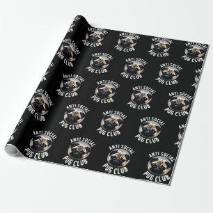 Cadeau Papier d'enveloppement anti-Carlin social Club