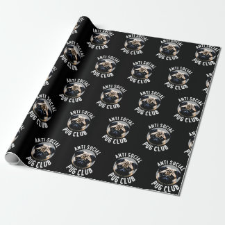 Cadeau Papier d'enveloppement anti-Carlin social Club