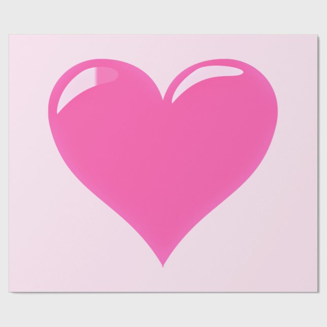 Cadeau Papier d'enveloppement cardiaque (Plat)