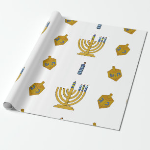 Cadeau Papier d'enveloppement Chanukah