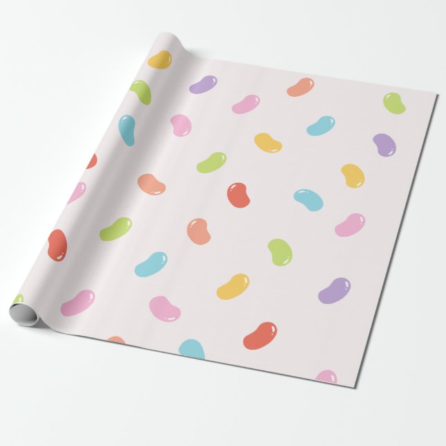 Cadeau Papier d'enveloppement coloré de bonbons (Déroulé)