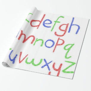 Cadeau Papier d'enveloppement d'Abc