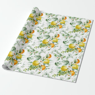 Cadeau Papier d'enveloppement d'agrumes