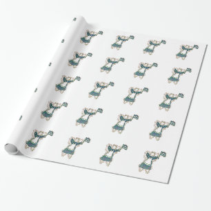 Cadeau Papier d'enveloppement d'angle patriotique