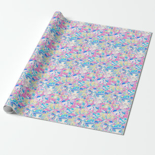 Cadeau Papier d'enveloppement d'anniversaire de la fille 