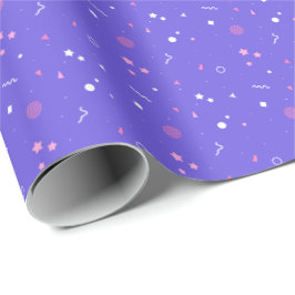 Cadeau Papier d'enveloppement d'anniversaire Lilac Bliss