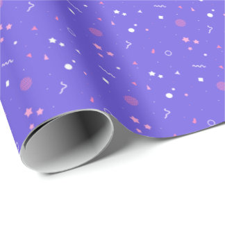 Cadeau Papier d'enveloppement d'anniversaire Lilac Bliss