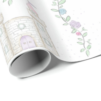 Cadeau Papier d'enveloppement d'anniversaire princesse