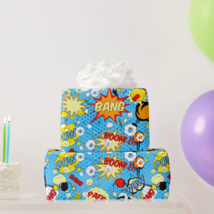 Cadeau Papier d'enveloppement d'art de la bande dessinée