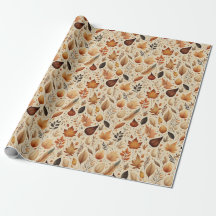 Papier d'enveloppement d'automne