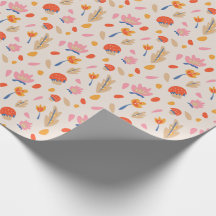 Papier d'enveloppement d'automne