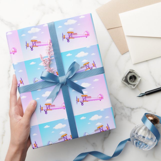Cadeau Papier d'enveloppement d'avion de l'aviation (Cadeaux)