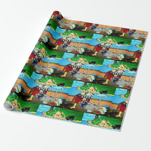 Cadeau Papier d'enveloppement de 30 po x 15 po