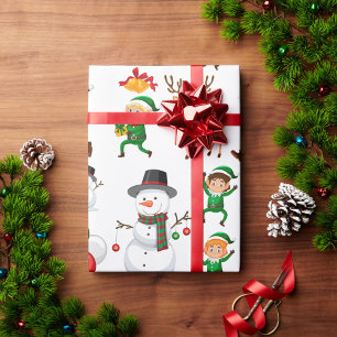 Cadeau Papier d'enveloppement de ballons de Noël