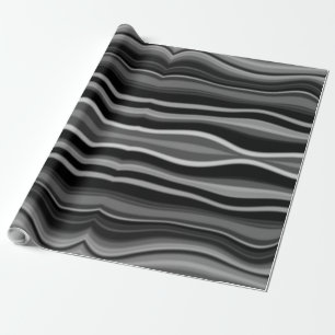 Cadeau Papier d'enveloppement de bandes monochromes floue